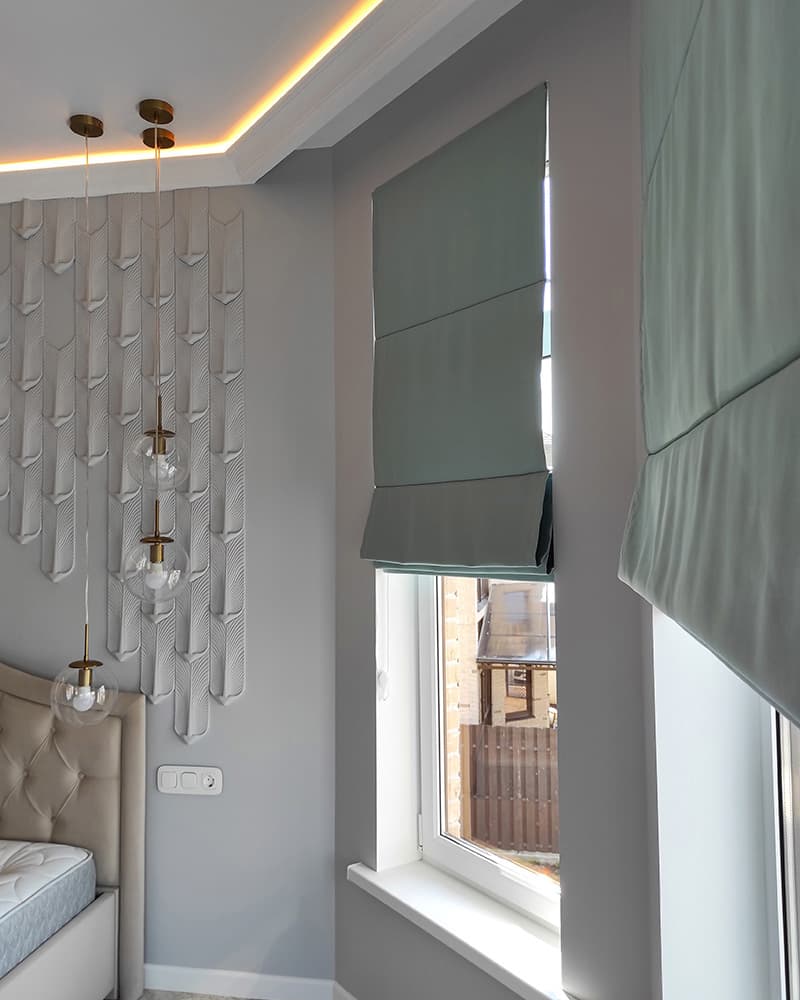 Современные римские шторы в интерьере: стиль, функциональность и комфорт