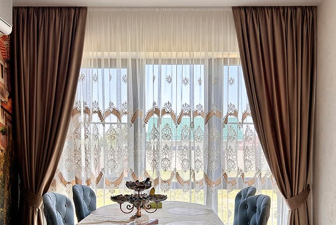 Бархатные шторы