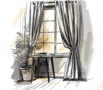 Шторы на люверсах