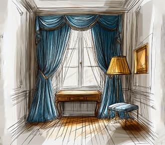 Бархатные шторы